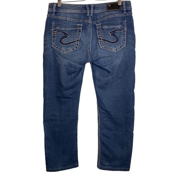 Silver Jeans Dark Blue Ankle Jeans - Picture 2 of 15